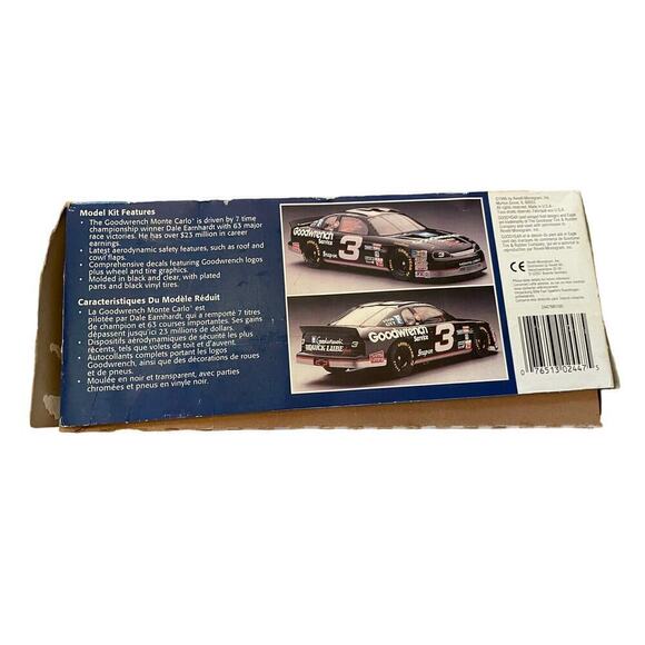 Revell Monogram Dale Earnhardt Goodwrench MonteCarlo Model 1:24 Skill 2 OPENBOX - Picture 2 of 3